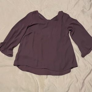 Blouse with back detail